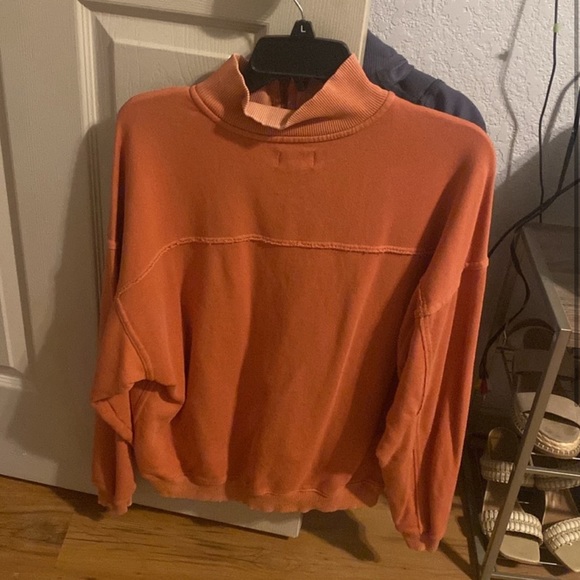 Orange Aerie pullover - Picture 2 of 3
